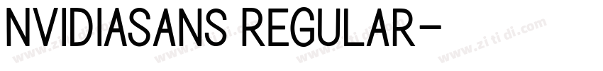 NVIDIASans Regular字体转换